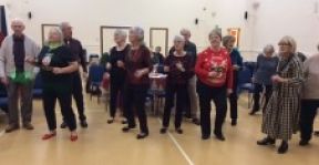 Dancing at the Christmas party