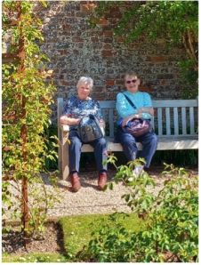 Relaxing in the gardens of Cockington Village