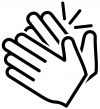 Clapping hands