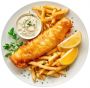 Fish and chips meal
